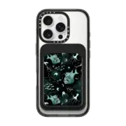 Snappy MagSafe Wallet Snappy™ BioVeg Wallet MagSafe Compatible Fish Abyssal Monster and bioluminescent Sea Creatures on Deep Ocean Zone