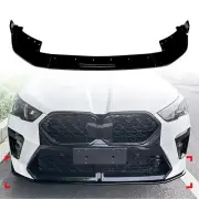 1 Set Gloss Black Front Bumper Spoiler Lip For BMW X2 U10 M Sport 2023-2025 (for: BMW)