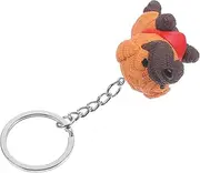 [Beavorty] Cartoon Dog Keychain Adorable Puppy Pendant for Handbag Backpack Decoration Portable Dog Themed Charm Pet Lovers Durable Keyring Accessory