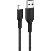 Belkin BoostCharge Pro USB-A to USB-C 2.0 Braided Cable 2m (Black)