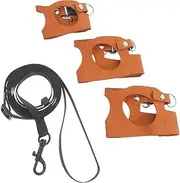 JOINPAYA 1 Set Bearded Dragon Lizard Harness and Leash Adjustable Lightweight Reptile Vest for Outdoor Walking Traction Apparel for Small Pets and Adventures