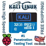 Kali Linux 2024.4 for Raspberry Pi 32GB Micro SD Card for RPI 2, 3, 4 & 400
