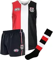 St Kilda Saints Junior Youths Kids AFL Auskick Playing Pack Jumper Guernsey Jersey Shorts Socks