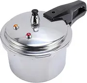 Stainless Steel Pressure Cooker,Explosion-Proof Pressure Canner, Large Capacity Pressure Cooker Pot Compatible with Gas & Induction Cooker (24CM/7L)