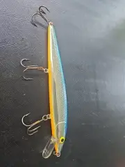 Rapala Fishing Lure HJ14S Husky Jerk 5 1/2" 5/8 oz Silver Suspending New W/O Box