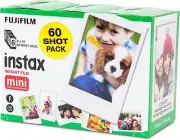 Fujifilm instax mini Film - White (60 pack) | Free Shipping