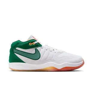 【NIKE 耐吉】籃球鞋 男鞋 女鞋 運動鞋 包覆 緩震 AIR ZOOM G.T. HUSTLE 2 EP 白綠 DJ9404-103