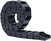 KGKMTHPHZG Open Drag Chain Bridge Type, Cable Carrier with Ends, 1000mm Length, CNC 3D Printer, Voron Trident, 10x10mm, 10x15mm, 10x20mm(10x10mm)