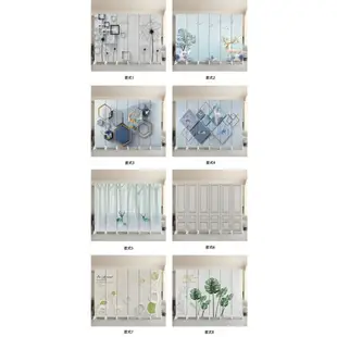 歐式圖庫大圖辦公山水屏風折疊移動客廳裝飾遮擋