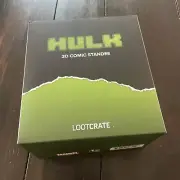Marvel Loot Crate Incredible HULK 3D Comic Standee Avengers Breaking Wall New