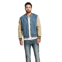 在飛比找蝦皮購物優惠-Guess denim bomber jacket S號 棒