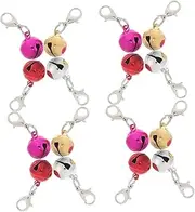 BCOATH 36Pcs Colorful Pet Collar Bells for Dogs and Cats Decorative Dog Collar Bells with Soft Chime Durable Iron Pet Accessories for DIY and Fit