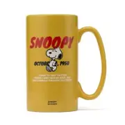 Snoopy Yellow Ceramic Mug 500ml Peanuts Cartoon Coffee Cup Collectible Gift
