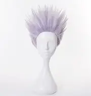 Hamish Anime JJK Gojo Satoru Wig Gojo Satoru Cosplay Wig with Wig Cap Heat Resistant Hair Anime Cosplay Wig for Festival, Holiday, Cosplay Party, Comic Exhibitions