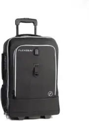 Flexosac 22” CARRY ON WHEELED TRAVEL BACKPACK ,BLACK, Fits Up To 17.6” Laptop.