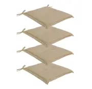 Royale Outdoor Seat Pad Cushion - Sandstone ( Set of 4)