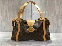 在飛比找Yahoo!奇摩拍賣優惠-《真愛名牌精品》 LV  M51186 老花 曼哈頓 金釦 