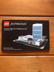 New Lego Instruction Manual ONLY Architecture United Nations Headquarters 21018
