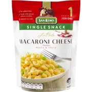San Remo La Pasta Macaroni Cheese Single Snack 80g