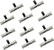 Totority 10 Pcs B50k Potentiometer Straight Slide Potentiometer Slide Pot Potentiometer Small Slide Potentiometer Slide Potentiometer Guitar Linear Slide Potentiometer B50k Resistor