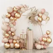 Tender Pink Gold Balloon Garland Arch Kit Wedding Birthday Party Decoration Brid