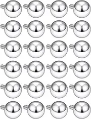 [Lcolyoli] 16G Internally Threaded Replacement Balls for Lip Labret Medusa Piercing Jewelry Stainless Steel Conch Piercing Jewelry Monroe Lip Rings Different Size Cartilage Tragus Nail Helix Earring
