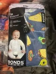 Bonds Zip Wondersuit Zippy Mexican Tacos Sz 00 Bnip Acc451