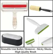 Reusable Pet Hair Remover Brush For Clothes Furniture Carpet Couch Lint Roller