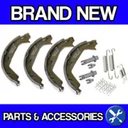 For Volvo S80 (1998-06) Handbrake Shoes - Springs + Adjusters Kit