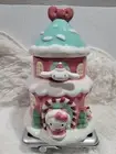 Hello Kitty & Cinnamoroll Ceramic Cookie Jar House Christmas RARE Bluesky
