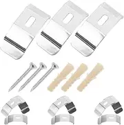 iplusmile 12pcs Curtain Rod Brackets for Window Treatments Easy Install Blind Support Hardware Multifunctional Extenders for Vertical Blinds and Curtains