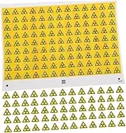 ULTECHNOVO 290pcs Do Not Touch Warning Sign Stickers High Voltage Caution Tape Slip Alert Labels for Electrical Safety for Laboratories Power Stations