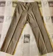 Dockers Men’s Tan Corduroy Like Washington Flat Front Straight Leg Pants
