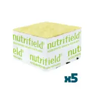Stonewool Nutrifield 75 75 Solid Cube x5 Rock Wool Propagation Grodan No Hole 4G