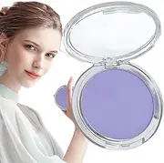 Jelly Pressed Setting Powder - Setting Powder Makeup | 60g Powderless Face Pressed Powder - Oil Control Beauty Makeup Art Tool For Girls Ladies, Long-lasting Full Coverage