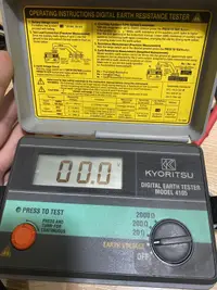 在飛比找露天拍賣優惠-日本共立KYORITSU 4105A接地電阻測試儀實物成色9