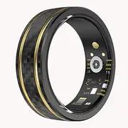 Loluka Smart Ring with Step Tracker Health Tracker with Sleep Monitor Heart Rate Monitor Family Care Fitness Ring Fitness Tracker No Subscription Fee for Android iOS Black 11