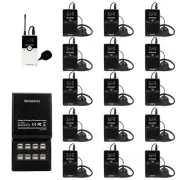 TT116 Wireless Tour Guide System, Tour Guide Microphone and Speaker, 200m/656...