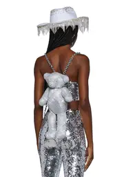 [Club Exx] Bling Tormented Teddy Backpack