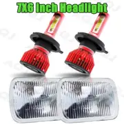 For 1995 1996 1997 Nissan Pickup Hardbody LED Headlights Hi/Lo Sealed Beam 7x6" (for: Nissan)