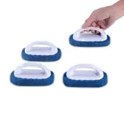 Scouring Pad Brush kit 4 Pieces, Cleaning Brush with Handle, Dish Scrub Brush...