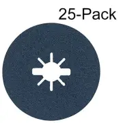 Bosch Genuine 25 pc. 4-1/2" 80 Grit X-LOCK Medium Grit Discs - 2610053338