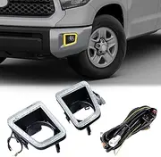 Fancemot LED Front Bumper Daytime Running Lights (DRL) LED Turn Signal Lights Compatible with Toyota Tundra 2014-2021