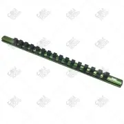SK Hand Tools M1216 1/2" Dr. Magnetic Socket Rail (Holds 16 Sockets)