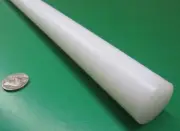 UHMW Round Extruded Rod White 1.125" Diameter x 72" Long