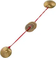 Totority Fortune Telling Toys Chinese New Year Hand Couplet Ancestor Money Chinese Lucky Coins Bags Wishing Coin Chinese Wealth Coin Chinese New Year Decorations Good Luck Bell Peohud Brass