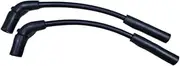 10mm Thick Pair of Spark Plug Wires Compatible with Harley Davidson Sportster 883 1200 with Coil Relocation 2007+, TONS-07XLRELO-10MM