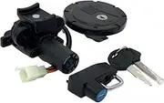 for Kawasaki for KLX250 250S SF KL250 KLX125 Motorcycle Ignition Switch+Gas Cap Cover+Seat Lock