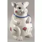 New in box Cookie Jar & Lid #2 Poppies Barnyard by LENOX bunny Retired
