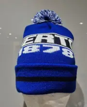 Everton Bobble Hat - 1878 - Royal, White And Black